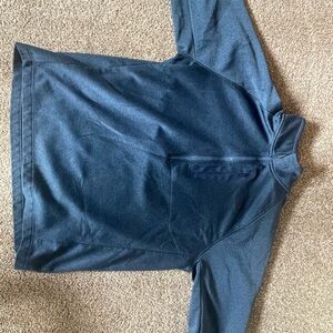 North Face blue quarterzip